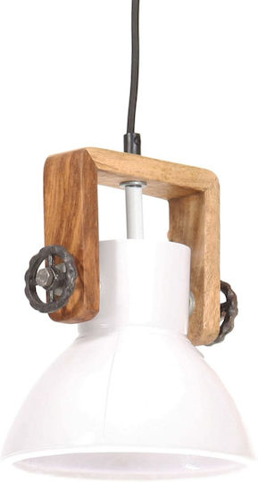 vidaXL Pendant Light White with Socket E27 101x24cm