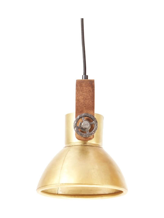 vidaXL Lustră Bronz cu Dulie E27 101x24cm.