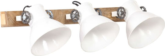 vidaXL Lamp Wall White 65x25cm