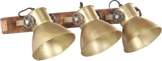 vidaXL Lamp Wall Bronze 65x25cm