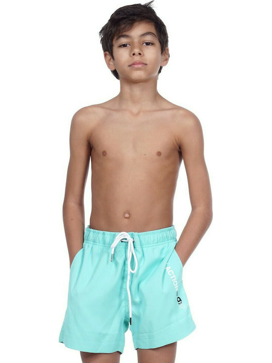 Body Action Swim Shorts Kids Swimwear Swim Shorts Light Blue