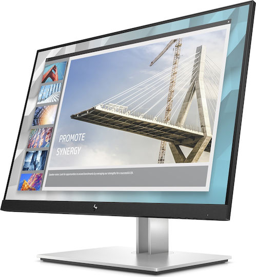HP E24i G4 IPS Monitor 24" FHD 1920x1200 με Χρόνο Απόκρισης 5ms GTG Γκρι