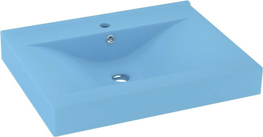 vidaXL Επικαθήμενος Νιπτήρας Κεραμικός 60x46x16cm