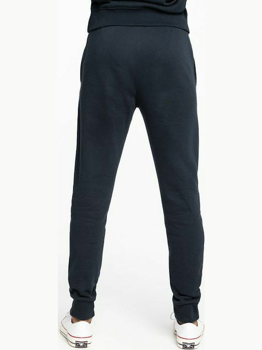 Champion Men's Fleece Sweatpants with Rubber Navy Blue