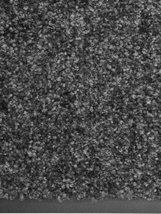 vidaXL Entrance Mat Carpet with Anti-slip Backing Charcoal 90x120cm