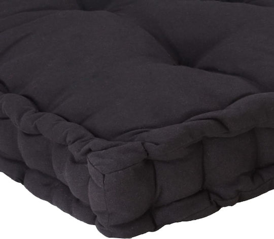 vidaXL Pernă pentru Bancă de Paletă Negru 120x80cm. 48674