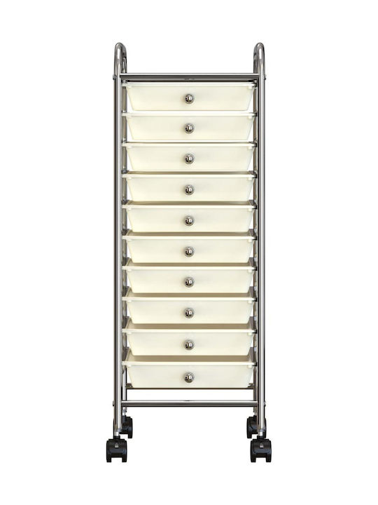 Storage Drawer Unit Made of Metal and Plastic