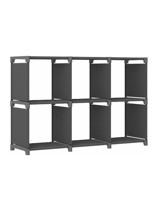 Shelving Unit Floor Grey 103x30x72.5cm