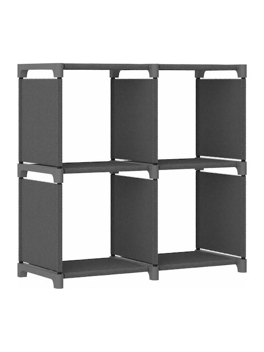 Shelving Unit Floor Grey 33x30x72.5cm