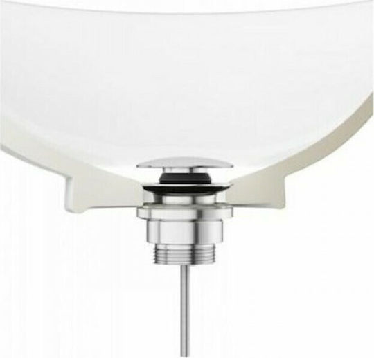 Interflex Pop Up Universal Sink Valve Silver 1 1/4" Chrome