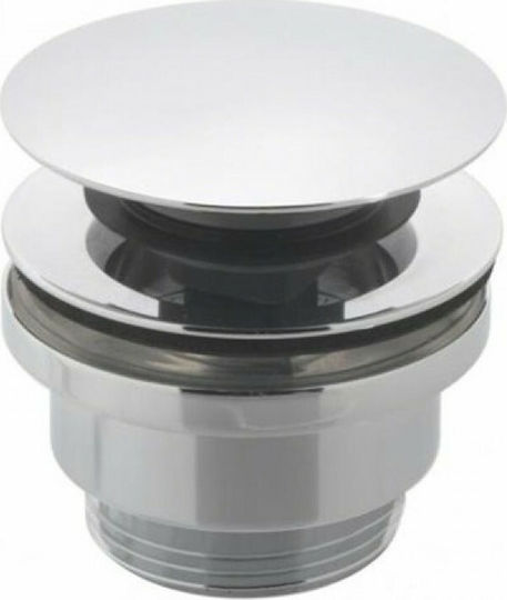 Interflex Pop Up Universal Sink Valve Silver 1 1/4" Chrome