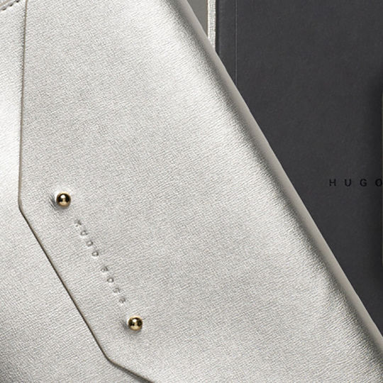 Boss Ντοσιέ Bifold de Conferință pentru Hârtie A5 Gri Elegance 1buc