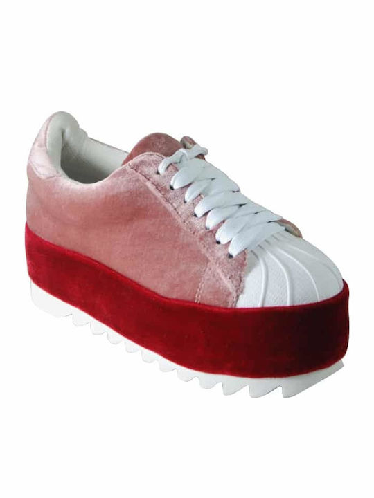 Jeffrey Campbell Synergy V Shell Toe 26JN019 Sneakers Pink