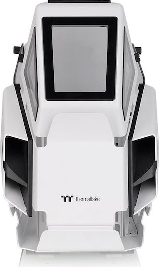 Thermaltake AH T200 Gaming Micro Tower Computer Case with Side Window White