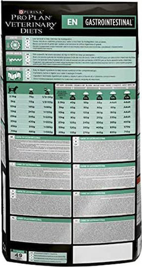 Pro Plan Veterinary Diets EN Gastrointestinal 12kg Dry Food for Dogs Diet, Gluten-Free with Meat and Rice