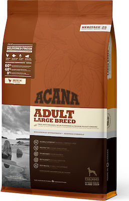 Acana Adult Large Breed 11.4kg Ξηρά Τροφή χωρίς Σιτηρά & Γλουτένη για Ενήλικους Σκύλους με Σολομό