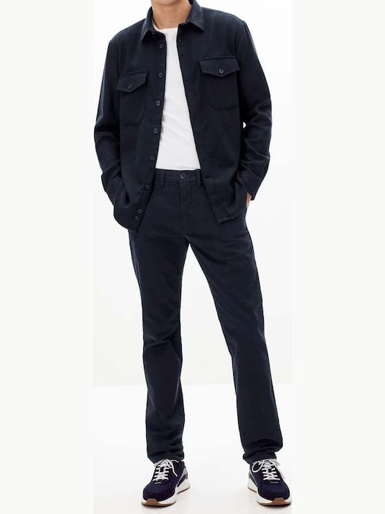 Pobelt Παντελόνι Chino Ελαστικό σε Ίσια Γραμμή Navy Μπλε