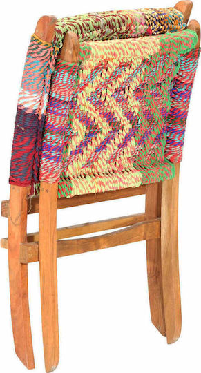 Outdoor-Sessel Hölzernes Mehrfarbig 59x72x79εκ.