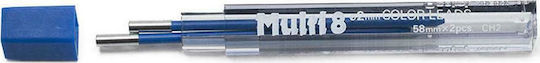 Staedtler 2 Pencil Leads Multi8 Thickness 2mm Blue