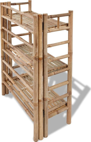 vidaXL Ραφιέρα Γλάστρας Καφέ 56x30 / 85x85εκ.