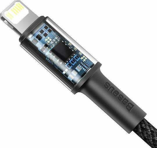 Baseus High Density Braided USB-C to Lightning Cable 20W Black 2m (CATLGD-A01)