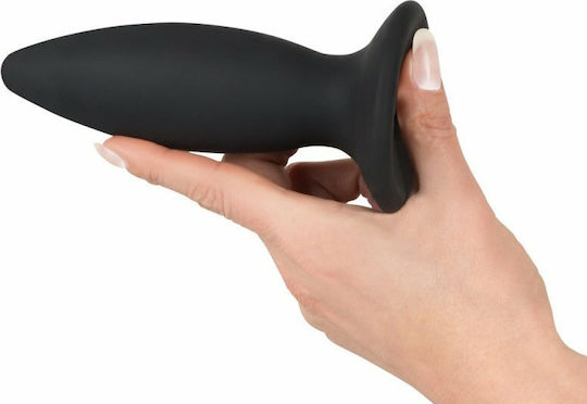 You2Toys Black Velvets Rechargeable Plug Anal Plug with Vibration Small Black 11cm