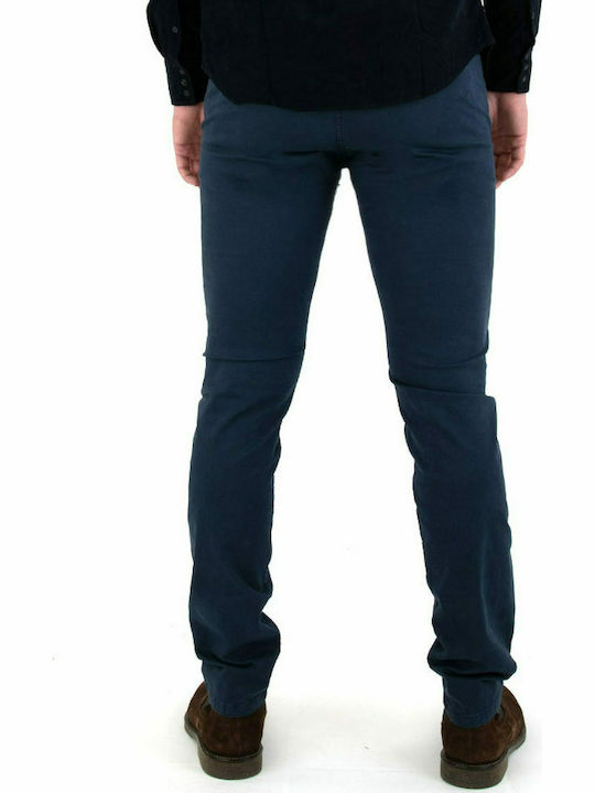 Staff Culton Ανδρικό Παντελόνι Chino Navy Μπλε