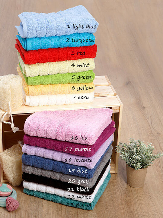 Sunshine Bath Towel Dory 80x150cm. Yellow Weight 600gr/m²