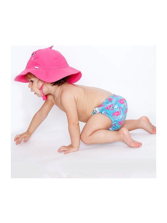 Zoocchini Παιδικό Μαγιό Σετ Αντιηλιακό (UV) Φλαμίνγκο για Κορίτσι Γαλάζιο