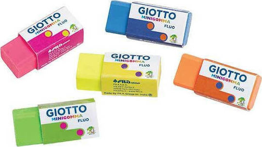 Giotto Γόμα για Μολύβι Minigomma Fluo (Διάφορα Χρώματα)