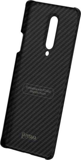 Pitaka Aramid Fiber Body Back Cover Aramid Fiber 0.65mm Gri (OnePlus 8)