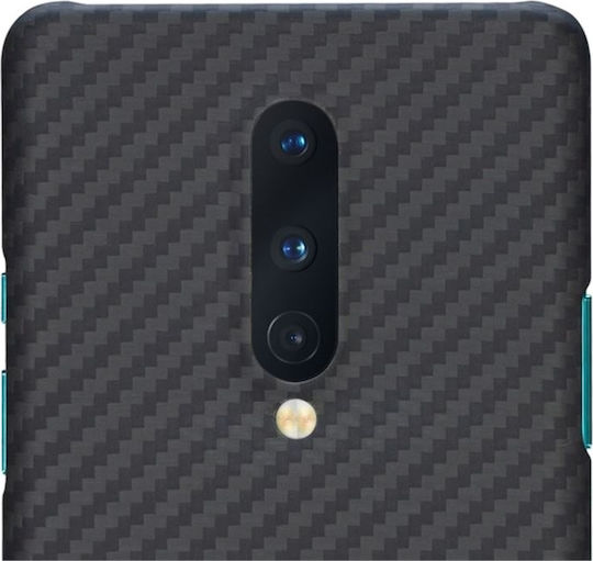 Pitaka Aramid Fiber Body Back Cover Aramid Fiber 0.65mm Gri (OnePlus 8)