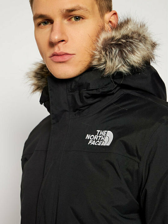 Zaneck Winter Jacket Parka Waterproof and Windproof Black