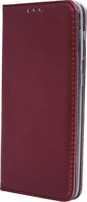 Forcell Synthetic Leather Book Burgundy (Galaxy A51)