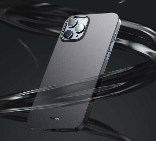 Baseus Wing Back Cover Silicon 0.4mm Negru (iPhone 12 Pro Max)
