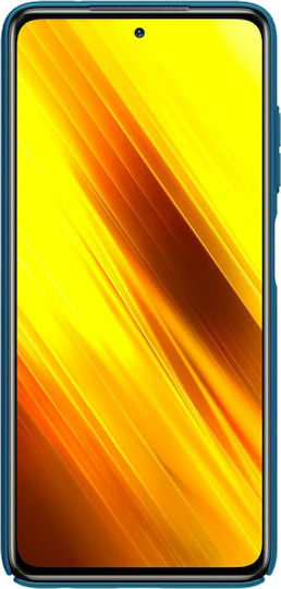 Nillkin Супер Матирана Задна Корица Пластмаса Синя Poco X3 NFC / X3 Pro