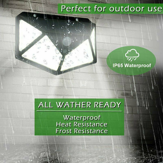 Wall Mounted Solar Light 7W 900lm with Motion Sensor and Photocell IP64