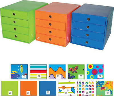 Νext Paper Desktop Drawer 4 Number of Spit 31.5x24.7x24cm