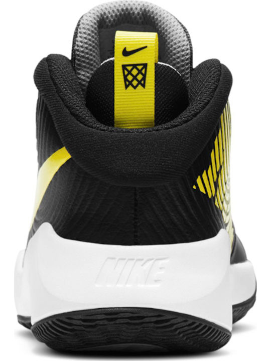 Hustle Team Hustle D 9 Kids Sports Shoes Basketball with Laces Black