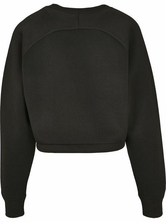 Cropped Women's Sweatshirt Black