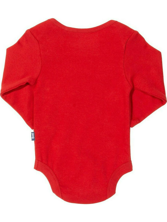 Kite Bob Baby Bodysuit Set Long-Sleeved Red