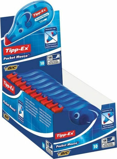 Tipp-ex Pocket Mouse Διορθωτική Ταινία Μπλε 1τμχ