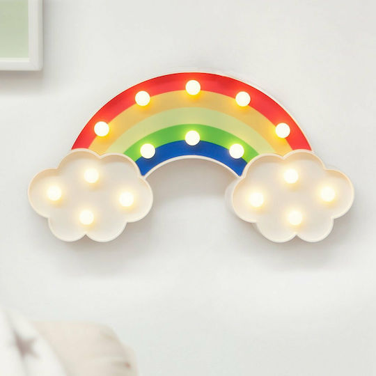 Kiokids Led Παιδικό Διακοσμητικό Φωτιστικό Πολύχρωμο 30x18cm