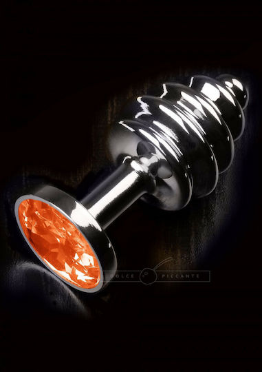 Dolce Piccante Buttplug Jewellery Анална тапа Small Оранжева 4см