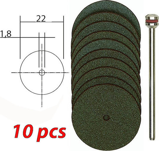 Proxxon Cutting Discs Cutting Disc Metal Hole Diameter 22mm 10pcs