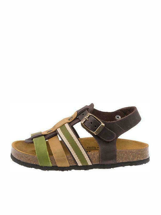 Plakton Kids' Sandals Penny Nobuck Brown