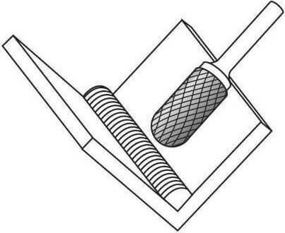 Karnasch Carbide Digging Bit Cutter Bit Carbide for Metal 10mm x 25mm x 6mm