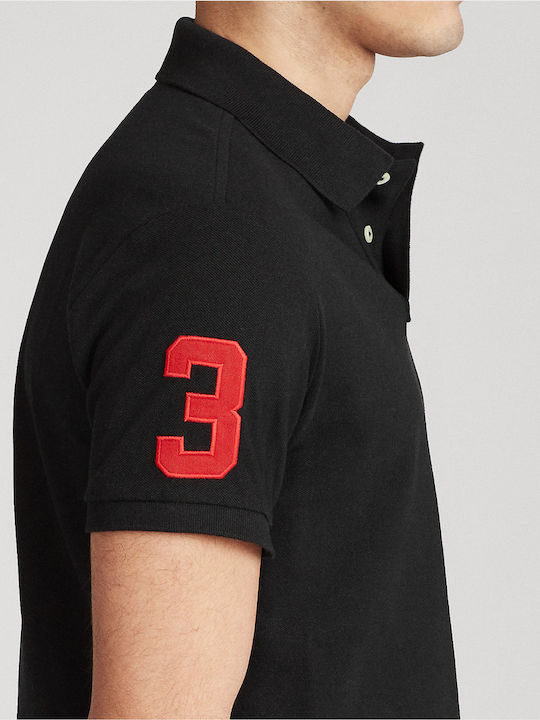 Polo Short Sleeve Blouse Black