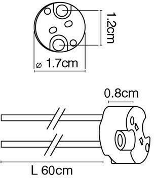 VK Lighting Ντουί Προέκτασης για Ντουί G6.35 38106-044605
