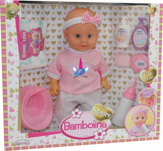 Just Toys Bambolina Baby Doll Set for 3+ Years 36 cm